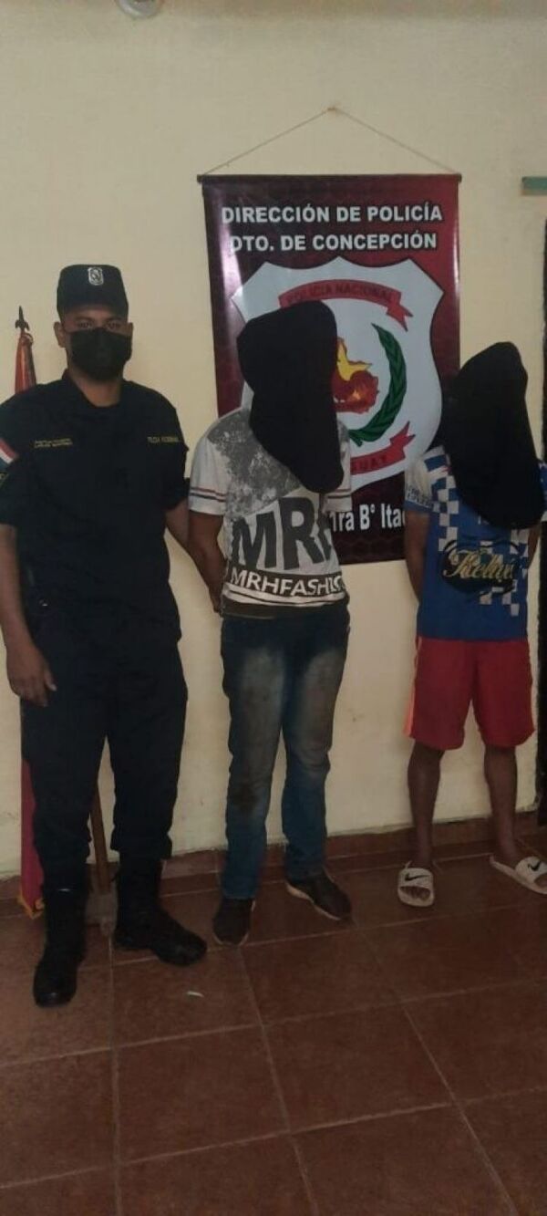 Policía arrestó a dos menores asaltantes en Concepción