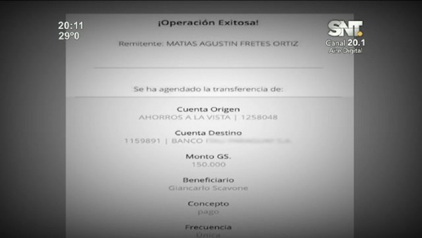Detenido por la policía: Estafaba con falsa transferencia bancaria - SNT