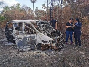 A Ultranza Py: Hallan vehículo incinerado en en Chaco