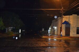 Importante y oportuna lluvia se registró anoche en Santa Rosa Misiones