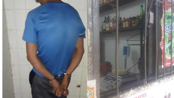 Tras hurto logran capturar a uno de los "finos" delincuentes