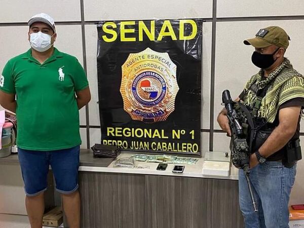 Senad allanó vivienda y detuvo a un joven con pequeñas porciones de droga