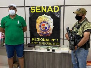 Incautan 87 gramos de marihuana y detienen a un hombre durante allanamiento - Nacionales - ABC Color