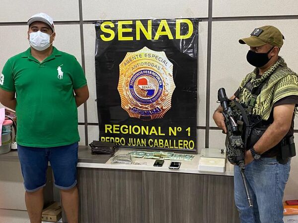 Incautan 87 gramos de marihuana y detienen a un hombre durante allanamiento - Nacionales - ABC Color