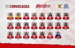 La lista de Paraguay para el Sudamericano Femenino Sub 17