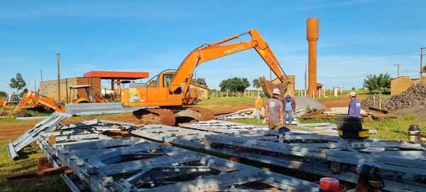 Montaje de puente metálico en Amambay con 40% de avance - .::Agencia IP::.