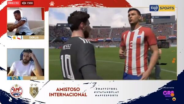 El regalo de Derlis González al Kun Agüero