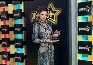 Nadia Ferreira fue galardonada en la noche de los Premios +