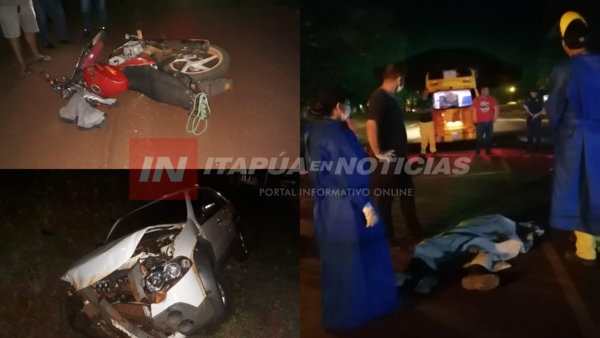 CHOQUE FATAL EN EL KM 48 DE LA RUTA 6 - Itapúa Noticias