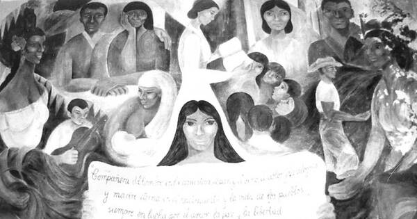 La Nación / Un mural asunceno de las mujeres