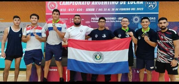 Paraguay gana 9 medallas en lucha libre - Polideportivo - ABC Color
