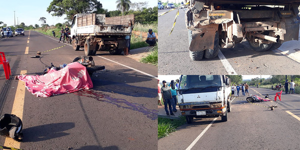 ACCIDENTE CON DERIVACIÓN FATAL SOBRE LA RUTA EPIFANIO MENDEZ FLEITAS, EN SAN PEDRO DEL PNÁ. - Itapúa Noticias