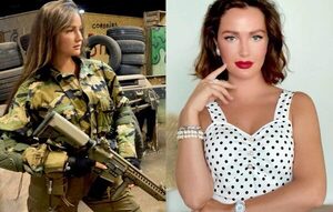 Miss Ucrania tomó las armas por su país