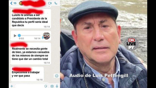 Luis Pettengill, analiza ser candidato a la Presidencia de la República del Paraguay (video) | OnLivePy