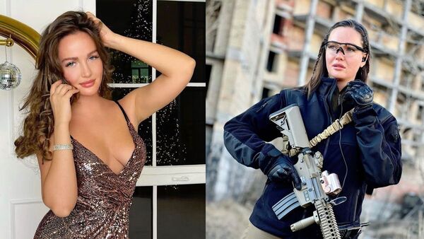 Miss Ucrania se unió al ejército contra Rusia