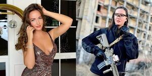 Miss Ucrania se unió al ejército contra Rusia