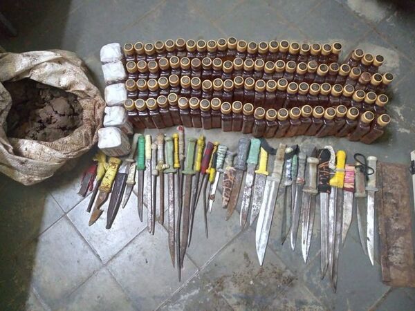 Presos de Misiones ocultaban caña y estoques en un pozo - Nacionales - ABC Color