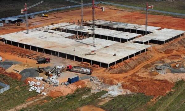 Obra del Gran Hospital de Coronel Oviedo registra 10% de avance – Prensa 5