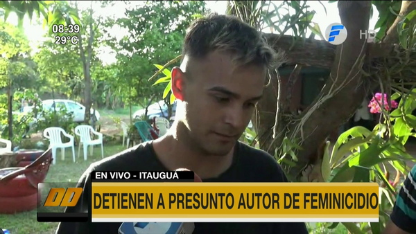 Detienen a presunto autor de feminicidio en itauguá | Telefuturo