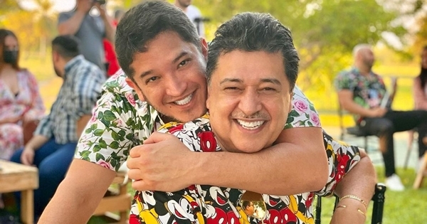 Palabras llenas de sentimiento de Junior a su papá por su cumpleaños