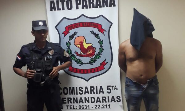 Agredió a su pareja e intento darse a la fuga