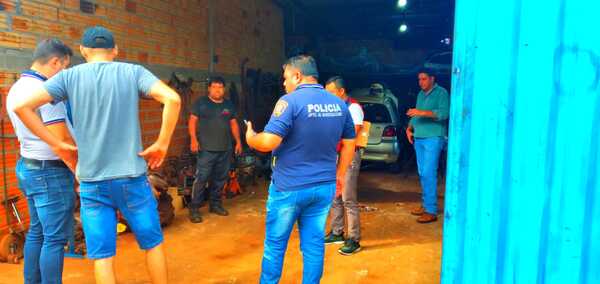 ALLANAN CASA DE REPUESTOS EN SANTA RITA EN CASO ROBO DE VEHÍCULOS EN ITAPÚA - Itapúa Noticias