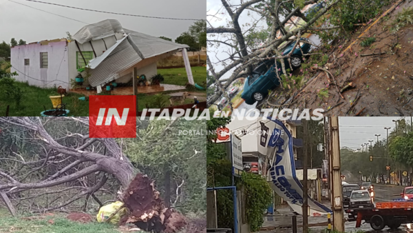 ESTAS FUERON LAS SECUELAS DEL TEMPORAL QUE AZOTÓ A ITAPÚA - Itapúa Noticias