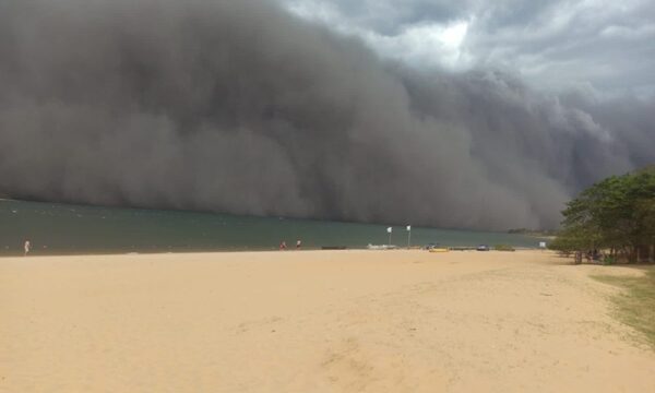 VIDEO: Ñemondyi por tormenta de cenizas en Ayolas