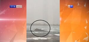 Itapúa: Embarcación arenera naufragó tras intensa tormenta | Noticias Paraguay