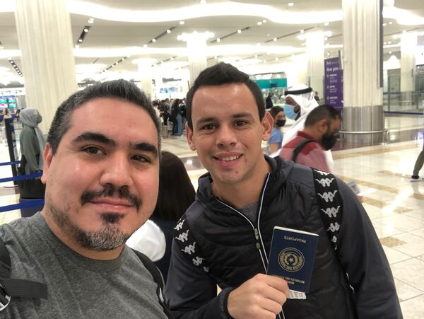 Futbolista paraguayo parte de Dubai tras haber quedado varado en Ucrania