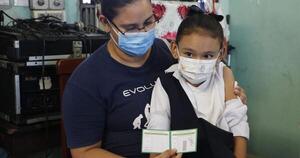 Más de 200 mil niños y niñas ya recibieron la primera dosis anticovid