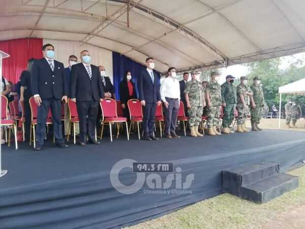 Acto en el Parque Nacional Cerro Corá en conmemoración del 152 aniversario de la última batalla
