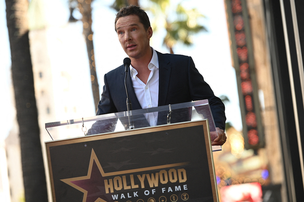 Benedict Cumberbatch gana su estrella en el paseo de la fama de Hollywood