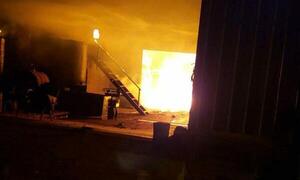 Incendio consume depósito de yerbatera en Coronel Oviedo – Prensa 5