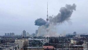 Rusia ataca torre de televisión de Kiev y deja saldo de cinco muertos