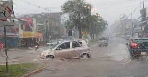 La Nación / Temporal deja múltiples destrozos