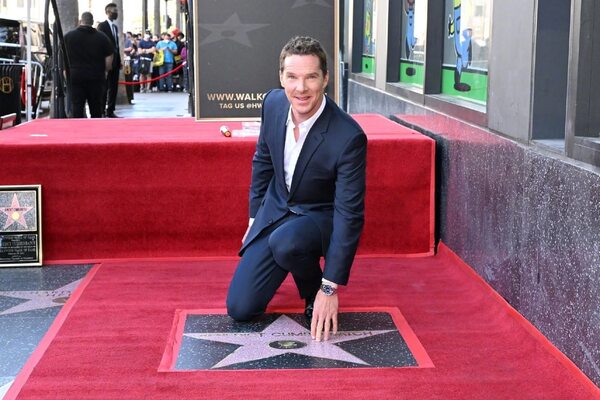 Benedict Cumberbatch ya tiene su estrella en el Paseo de la Fama