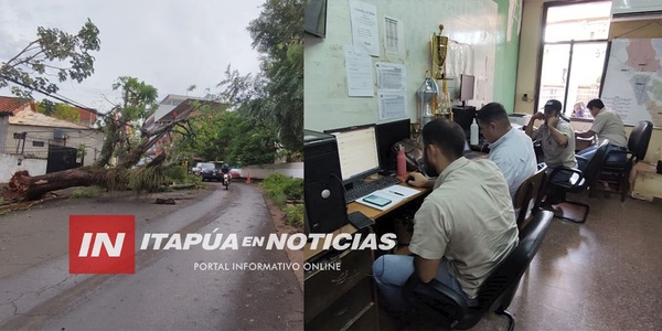 INTENSO TRABAJO DE LA ANDE PARA REPOSICIÓN DEL SERVICIO - Itapúa Noticias