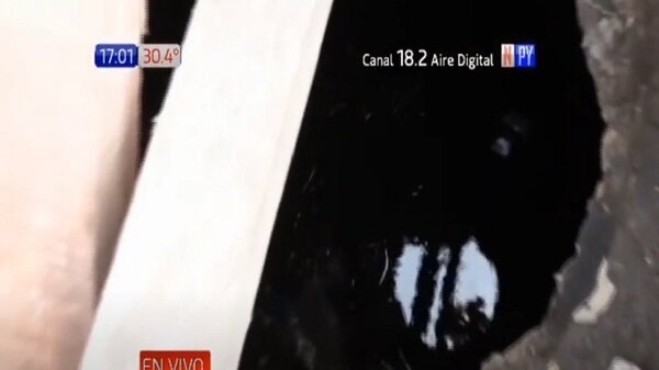 Un portal en medio de la ruta en el Mercado 4 | Noticias Paraguay