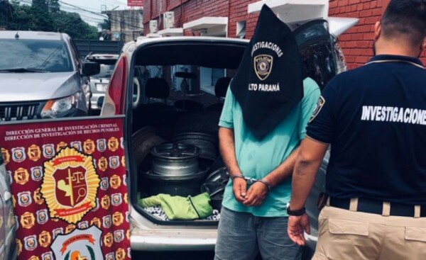 Recuperan llantas hurtadas de una gomería