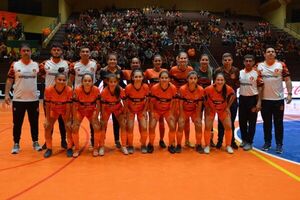 Hernandarias es brillante tricampeón  Nacional femenino de fútbol de salón