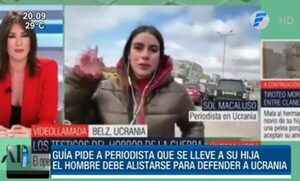 “Llevate a mi hija, por favor”, duro pedido a periodista en Ucrania | Telefuturo