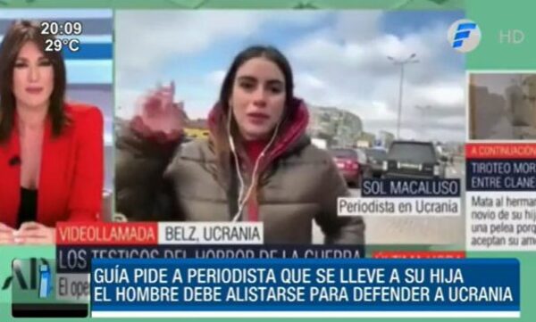 “Llevate a mi hija, por favor”, duro pedido a periodista en Ucrania | Telefuturo