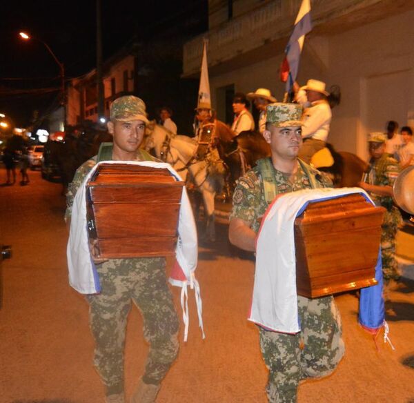 Recuerdan exhumación de los restos del Mariscal López y Panchito López en Concepción - Nacionales - ABC Color