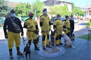Bomberos habilitan unidad canina de búsqueda en Carapeguá   - Nacionales - ABC Color