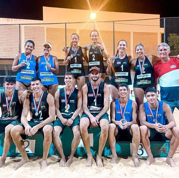 Exitoso arranque del Campeonato Nacional de Vóley de playa - Polideportivo - ABC Color