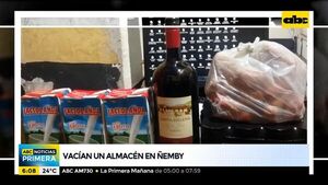 Vacían almacén en Ñemby - ABC Noticias - ABC Color