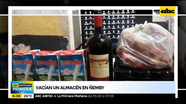 Vacían almacén en Ñemby - ABC Noticias - ABC Color