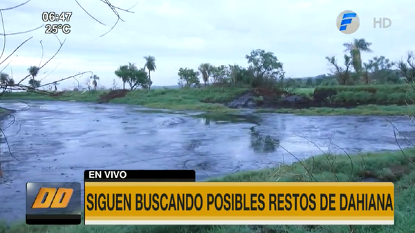 Tras desagotar, se verificará tajamar en búsqueda de Dahiana Espinoza