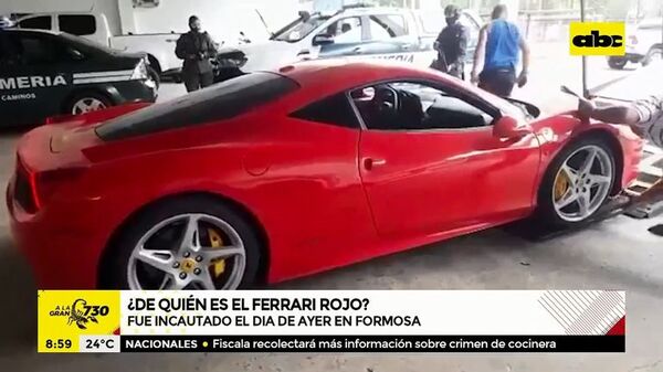 Auto Ferrari con chapa paraguaya, retenido en Argentina - Nacionales - ABC Color